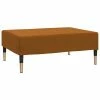 VidaXL Repose-pied Marron 78x56x32 cm Velours