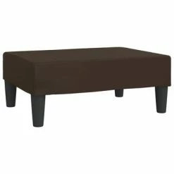 VidaXL Repose-pied Marron 78x56x32 cm Similicuir