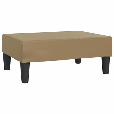 VidaXL Repose-pied Cappuccino 78x56x32 cm Similicuir 1 VidaXL Repose-pied Cappuccino 78x56x32 cm Similicuir