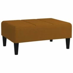 VidaXL Repose-pied Marron 78x56x32 cm Velours