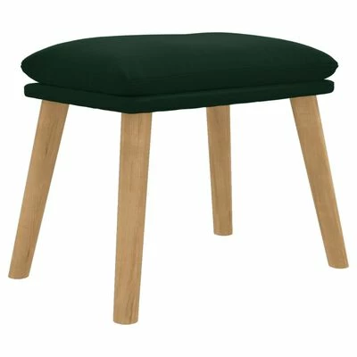 VidaXL Repose-pied Vert foncé 45x29,5x39 cm Velours 1 VidaXL Repose-pied Vert foncé 45x29,5x39 cm Velours