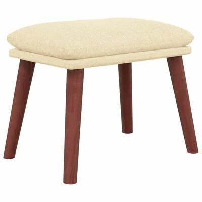 VidaXL Repose-pied Crème 45x29,5x39 cm Tissu 1 VidaXL Repose-pied Crème 45x29,5x39 cm Tissu