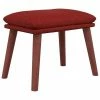 VidaXL Repose-pied Rouge 45x29,5x39 cm Tissu