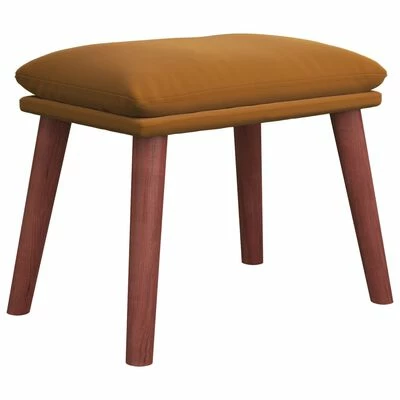 VidaXL Repose-pied Marron 45x29,5x39 cm Velours 1 VidaXL Repose-pied Marron 45x29,5x39 cm Velours