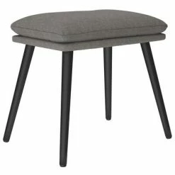 VidaXL Repose-pied Gris clair 45x29,5x39 cm Tissu