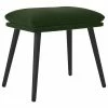 VidaXL Repose-pied Vert foncé 45x29,5x39 cm Velours