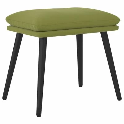 VidaXL Repose-pied Vert clair 45x29,5x39 cm Velours 1 VidaXL Repose-pied Vert clair 45x29,5x39 cm Velours