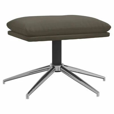 VidaXL Repose-pied Gris foncé 60x60x39 cm Tissu microfibre 1 VidaXL Repose-pied Gris foncé 60x60x39 cm Tissu microfibre