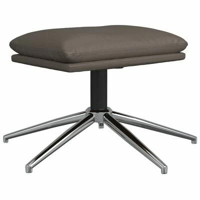 VidaXL Repose-pied Gris 45x29,5x39 cm Similicuir 1 VidaXL Repose-pied Gris 45x29,5x39 cm Similicuir