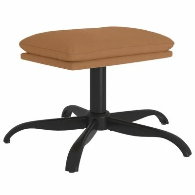 VidaXL Repose-pied Taupe 60x60x39 cm Tissu microfibre 1 VidaXL Repose-pied Taupe 60x60x39 cm Tissu microfibre