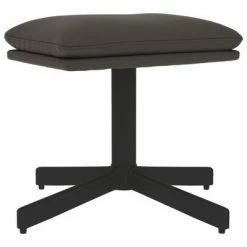 VidaXL Repose-pied Gris foncé 60x60x39 cm Velours