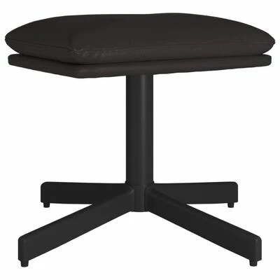 VidaXL Repose-pied Noir 60x60x39 cm Similicuir 1 VidaXL Repose-pied Noir 60x60x39 cm Similicuir