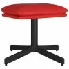 VidaXL Repose-pied Rouge bordeaux 60x60x39 cm Similicuir