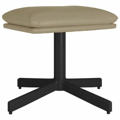 VidaXL Repose-pied Cappuccino 60x60x39 cm Similicuir 1 VidaXL Repose-pied Cappuccino 60x60x39 cm Similicuir