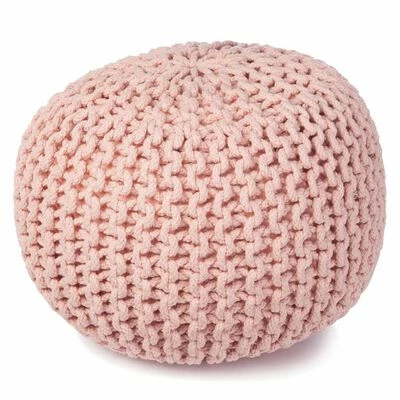 KidsDepot Pouf Bundy 40x32 cm Coton Rose 1 KidsDepot Pouf Bundy 40x32 cm Coton Rose