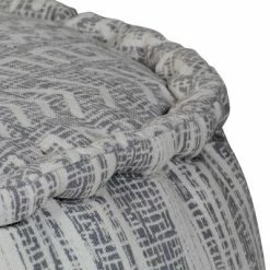 VidaXL Pouf fait à la main avec motif Bleu 50x25 cm Coton 6 VidaXL Pouf fait à la main avec motif Bleu 50x25 cm Coton -Poufs Soldes image 3 246582