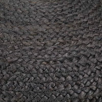 VidaXL Pouf fait à la main Gris foncé 45 x 30 cm Jute 3 VidaXL Pouf fait à la main Gris foncé 45 x 30 cm Jute – Image 3