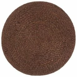 VidaXL Pouf fait à la main Marron 40 x 45 cm Jute -Poufs Soldes image 3 248084
