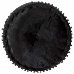 VidaXL Pouf Rond Velours 40 x 20 cm Anthracite -Poufs Soldes image 3 287565