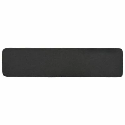 VidaXL Repose-pied Gris foncé 120x28x26 cm Tissu 3 VidaXL Repose-pied Gris foncé 120x28x26 cm Tissu – Image 3