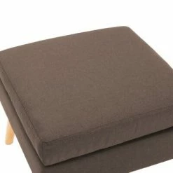 VidaXL Repose-pied Marron Tissu 7 VidaXL Repose-pied Marron Tissu -Poufs Soldes image 3 288735