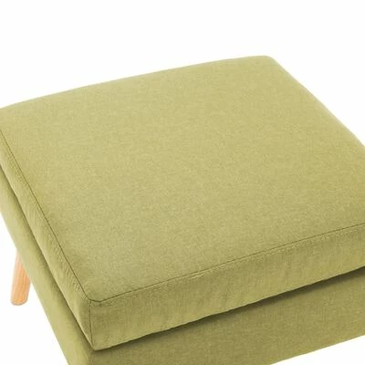 VidaXL Repose-pied Vert Tissu 3 VidaXL Repose-pied Vert Tissu – Image 3