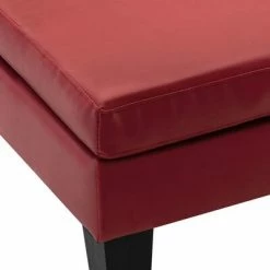 VidaXL Repose-pied Rouge bordeaux Similicuir 6 VidaXL Repose-pied Rouge bordeaux Similicuir -Poufs Soldes image 3 288779