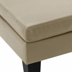 VidaXL Repose-pied Cappuccino Similicuir -Poufs Soldes image 3 288782
