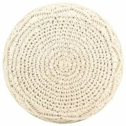 VidaXL Pouf fait à la main en macramé 45x30 cm Coton 7 VidaXL Pouf fait à la main en macramé 45x30 cm Coton -Poufs Soldes image 3 324001