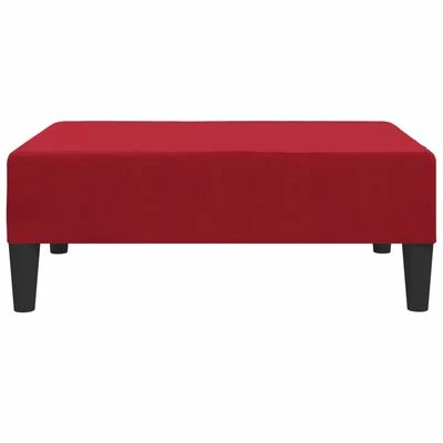 VidaXL Repose-pied Rouge bordeaux 78x56x32 cm Velours 3 VidaXL Repose-pied Rouge bordeaux 78x56x32 cm Velours – Image 3