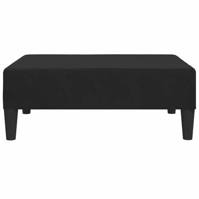 VidaXL Repose-pied Noir 78x56x32 cm Velours 3 VidaXL Repose-pied Noir 78x56x32 cm Velours – Image 3
