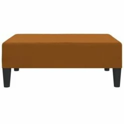 VidaXL Repose-pied Marron 78x56x32 cm Velours -Poufs Soldes image 3 337695