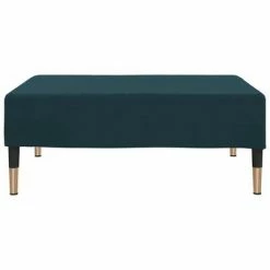 VidaXL Repose-pied Bleu 78x56x32 cm Velours -Poufs Soldes image 3 337697