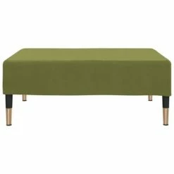 VidaXL Repose-pied Vert clair 78x56x32 cm Velours -Poufs Soldes image 3 337701