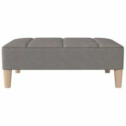 VidaXL Repose-pied Gris clair 78x56x32 cm Tissu 8 VidaXL Repose-pied Gris clair 78x56x32 cm Tissu -Poufs Soldes image 3 337715