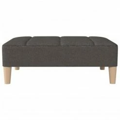 VidaXL Repose-pied Gris foncé 78x56x32 cm Tissu -Poufs Soldes image 3 337716