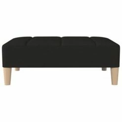VidaXL Repose-pied Noir 78x56x32 cm Tissu -Poufs Soldes image 3 337717