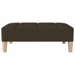 VidaXL Repose-pied Marron foncé 78x56x32 cm Tissu 8 VidaXL Repose-pied Marron foncé 78x56x32 cm Tissu -Poufs Soldes image 3 337720