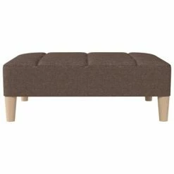 VidaXL Repose-pied Taupe 78x56x32 cm Tissu -Poufs Soldes image 3 337725