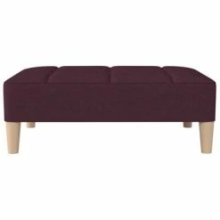 VidaXL Repose-pied Violet 78x56x32 cm Tissu 8 VidaXL Repose-pied Violet 78x56x32 cm Tissu -Poufs Soldes image 3 337726