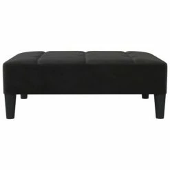 VidaXL Repose-pied Noir 78x56x32 cm Velours 8 VidaXL Repose-pied Noir 78x56x32 cm Velours -Poufs Soldes image 3 337734