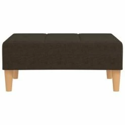 VidaXL Repose-pied Marron foncé 78x56x32 cm Tissu 8 VidaXL Repose-pied Marron foncé 78x56x32 cm Tissu -Poufs Soldes image 3 337750