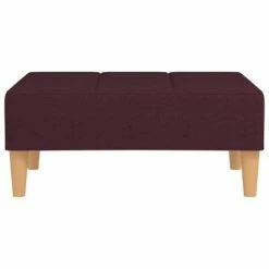VidaXL Repose-pied Violet 78x56x32 cm Tissu 8 VidaXL Repose-pied Violet 78x56x32 cm Tissu -Poufs Soldes image 3 337756