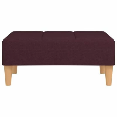 VidaXL Repose-pied Violet 78x56x32 cm Tissu 3 VidaXL Repose-pied Violet 78x56x32 cm Tissu – Image 3
