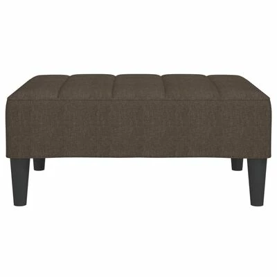 VidaXL Repose-pied Marron 78x56x32 cm Tissu 3 VidaXL Repose-pied Marron 78x56x32 cm Tissu – Image 3