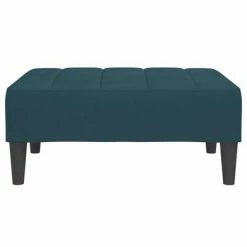 VidaXL Repose-pied Bleu 78x56x32 cm Velours -Poufs Soldes image 3 337788