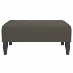 VidaXL Repose-pied Gris foncé 78x56x32 cm Velours -Poufs Soldes image 3 337790
