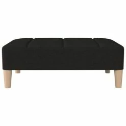 VidaXL Repose-pied Noir 78x56x32 cm Tissu -Poufs Soldes image 3 337801