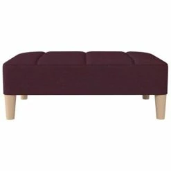VidaXL Repose-pied Violet 78x56x32 cm Tissu 8 VidaXL Repose-pied Violet 78x56x32 cm Tissu -Poufs Soldes image 3 337810