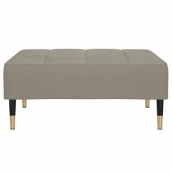 VidaXL Repose-pied Gris clair 78x56x32 cm Velours 8 VidaXL Repose-pied Gris clair 78x56x32 cm Velours -Poufs Soldes image 3 337812